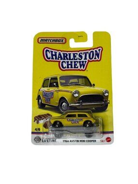 Matchbox 1964 Austin Mini Cooper Charleston Chew 4/6 Candy Series Diecast Car